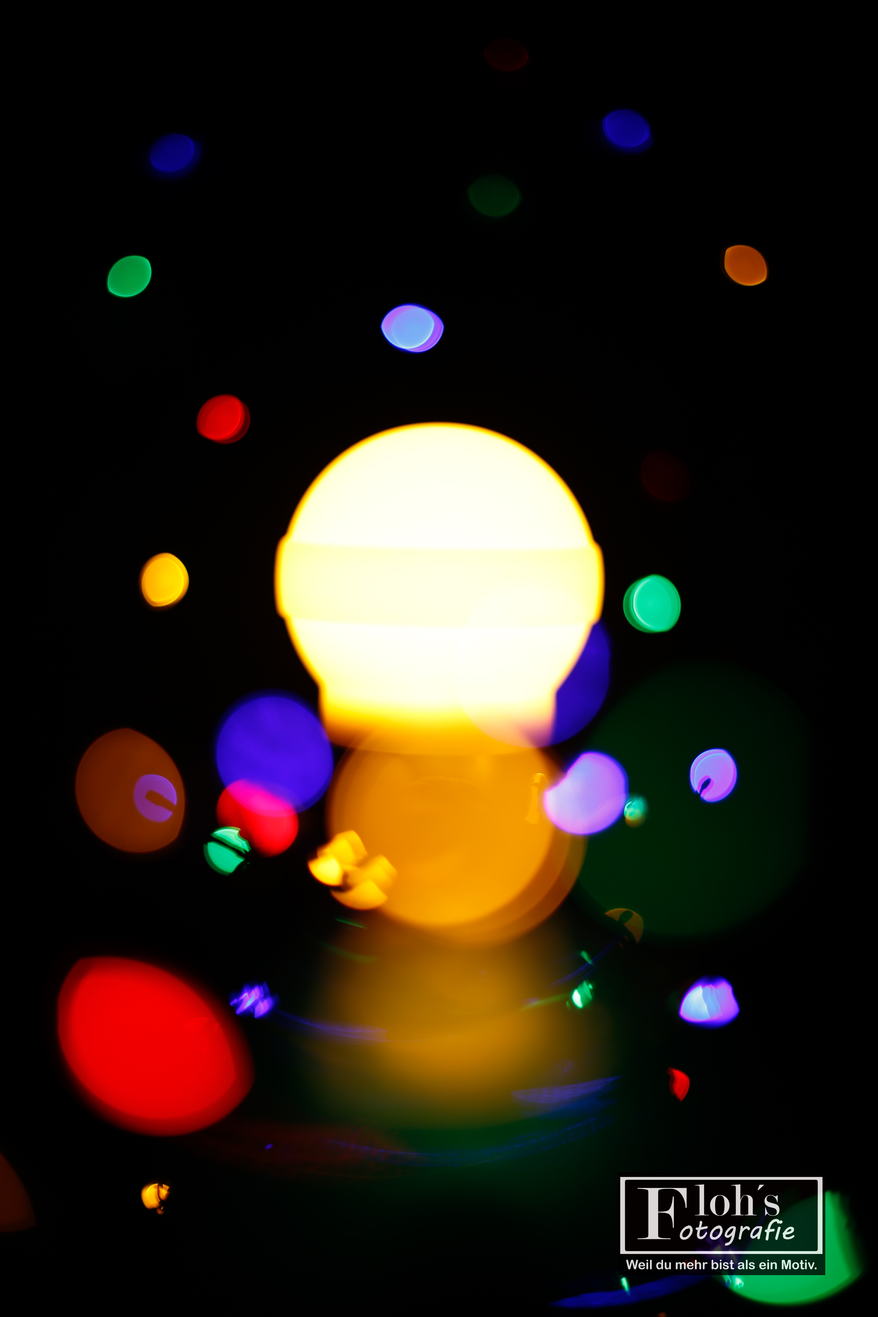 Buntes Farbenspiel aus Lichtern beim Wiener Fotomarathon 2025